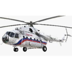 3D Mi-8 Hip Russia model